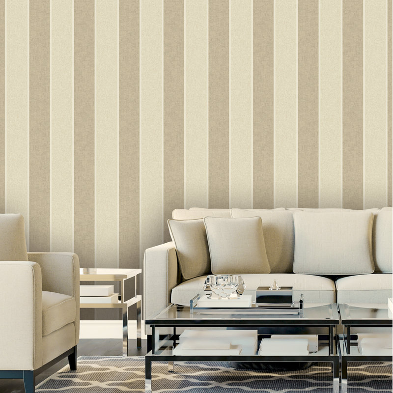 East Urban Home Stamford 10.05m x 53cm Textured Matte Wallpaper Roll